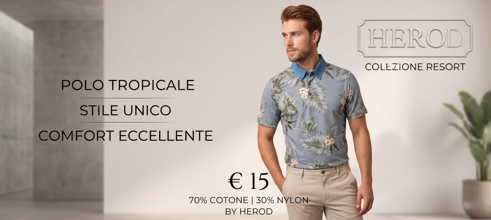 POLO MAGLIETTA UOMO RAGAZZO COTONE HEROD HAWAIANA - Imagen 3
