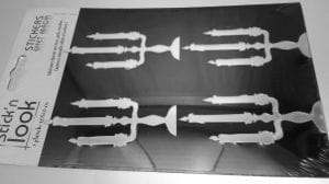 PEGATINAS DE ESPEJO DE CANDELABROS