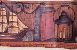 BORD ADHÉSIF ANTIQUE