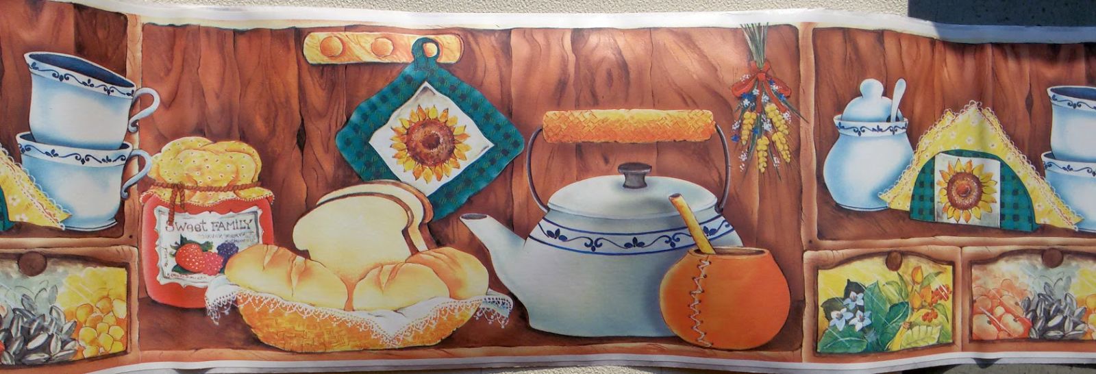 BORDURE ADHÉSIVE DESSINS DE CUISINE - immagine 2