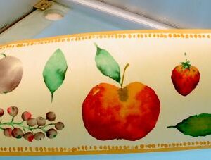BORDURE ADHÉSIVE FRUITS NATURELS