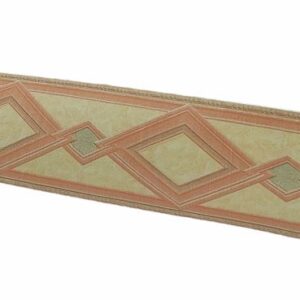 BORDURE ADHÉSIVE LOSANGE BEIGE / SAUMON 347-05
