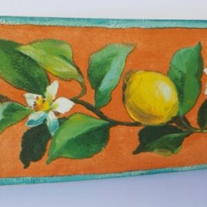 BORDURE ADHÉSIVE ORANGE SICILE