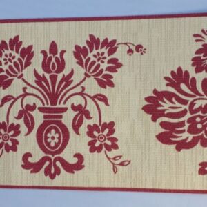 BORDURE ADHESIVE ORNEMENTALE BORDEAUX
