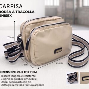 BORSA TRACOLLA CARPISA BEIGE UNISEX