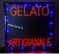 ENSEIGNE A LED GELATO ARTIGIANALE