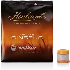 Orzo e Ginseng per macchine da caffè Iperespresso 18 capsule HORDEUM ILLY BLEND