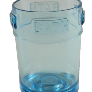 Porte Brosse en Verre BATH Bleu