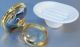 PORTE SAVON "TOPAZE" ARGENT