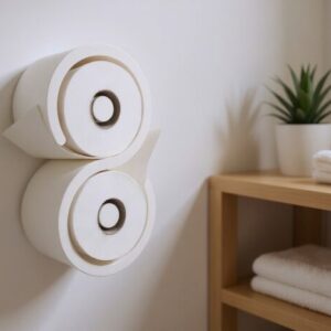 PORTE PAPIER GENIQUE  DOUBLE EOULEAUX