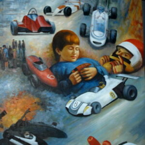 Peintures - Huile sur toile dim.120HX90L