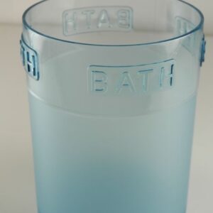Poubelle en acryliques BATH bleu