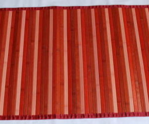 TAPIS BAMBOU ROUGE 45X75 cm