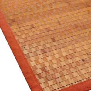 TAPIS BAMBOU 60x100 cm ORANGE