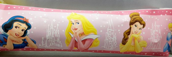 BORD ADHÉSIF JARDIN DE ROSES DE LA PRINCESSE DISNEY