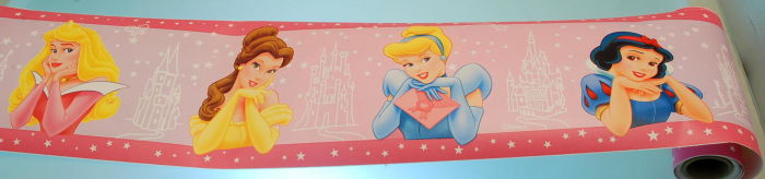 BORD ADHÉSIF JARDIN DE ROSES DE LA PRINCESSE DISNEY - immagine 4