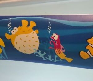 BORDURE ADHÉSIVE SOUS LA MER