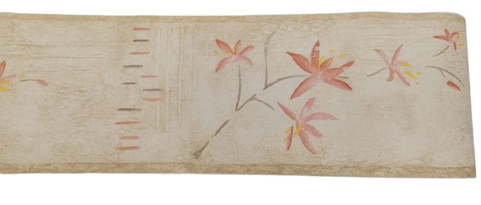 BORDURE ADHÉSIVE BEIGE ORCHIDÉE