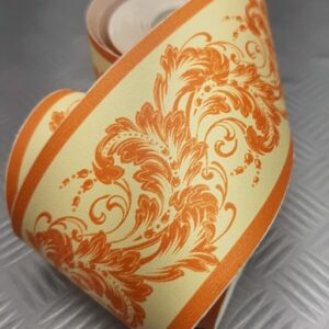 BORDURE ADHÉSIVE AVEC VAGUES ORANGES