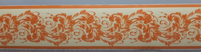 BORDURE ADHÉSIVE AVEC VAGUES ORANGES - immagine 2