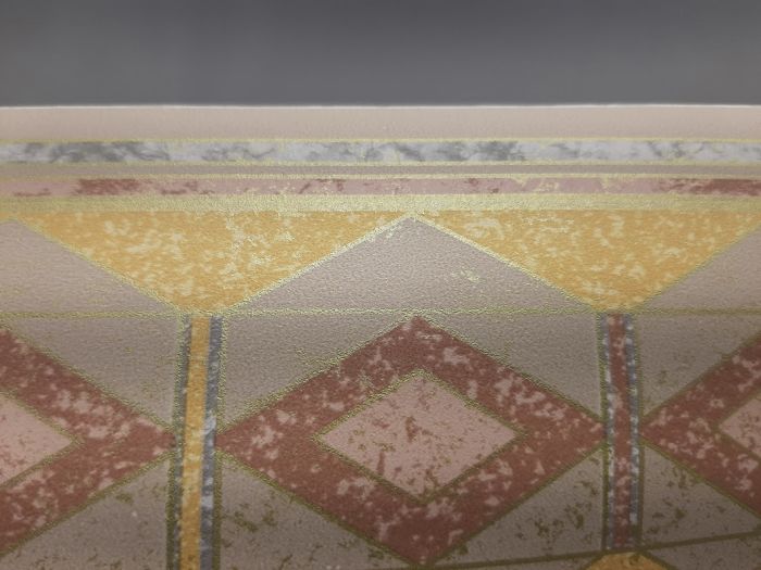 BORDURE ADHÉSIVE OCTOGONE MARRON 174099 - immagine 3