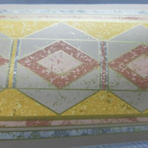 BORDURE ADHÉSIVE OCTOGONE MARRON 174099