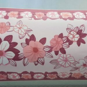 BORDURE ADHÉSIVE FLEURS 441566