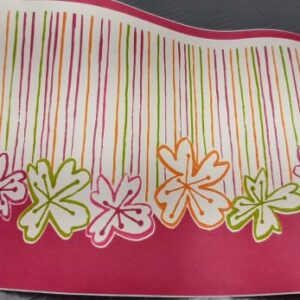 BORDURE ADHÉSIVE AVEC BORDURE ROSE