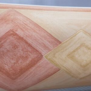 BORDURE ADHÉSIVE  ROSE LOSANGE
