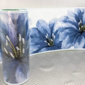 BORDURE ADHÉSIVE BLEU LILY