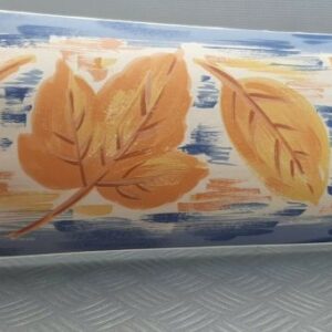 BORDURE ADHÉSIVE AVEC FEUILLES MARRON