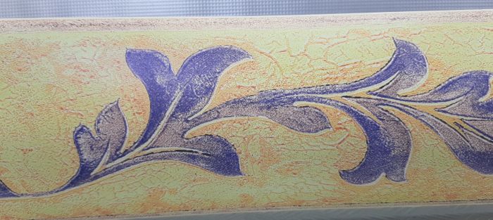 BORDURE ADHÉSIVE AVEC FEUILLE VIOLET 341-03 - immagine 3
