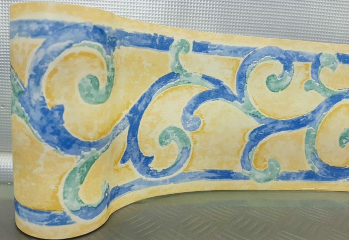 BORDURE ADHÉSIVE AVEC ONDES BLEUES 31774 - immagine 3