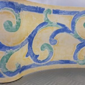 BORDURE ADHÉSIVE  AVEC ONDES BLEUES 31774