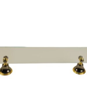 ETAGERE "CAMPANILE" NOIR DORÉ