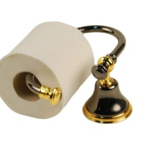 PORTE ROULEAU "CAMPANILE" NOIR DORE