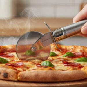 TAGLIA PIZZA ROTELLA IN ACCIAIO INOSSIDABILE 20 CM. DIAM LAMA 6 CM