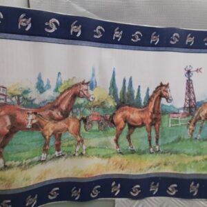 BORDURE ADHÉSIVE  AVEC DES CHEVAUX
