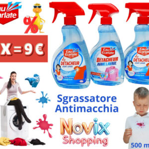 EAU ECARLATE Détachant pour tissus 500 ml. x 3 pièces