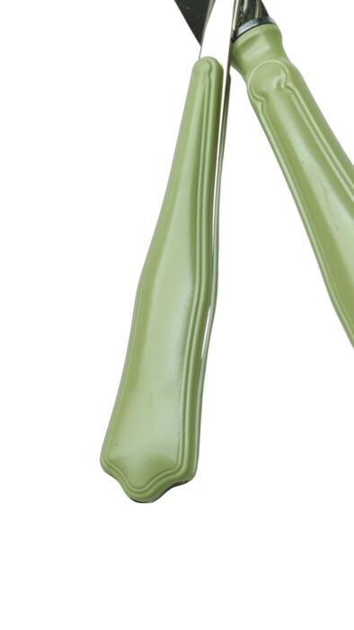 MORINOX COUVERTS OPÉRA 24 pcs. 6 PERSONNES INOX 18/10 et ABS VERT SAUGE - immagine 4