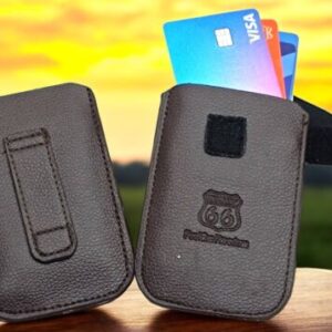 PORTE-CARTES DE CRÉDIT ET DOCUMENTS EN CUIR ÉCOLOGIQUE