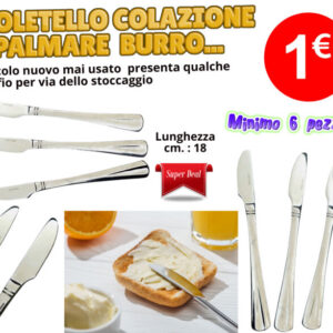 COUTEAU   TARTINEUR DE BEURRE EN ACIER INOXYDABLE  LONGUEUR 31 CM .