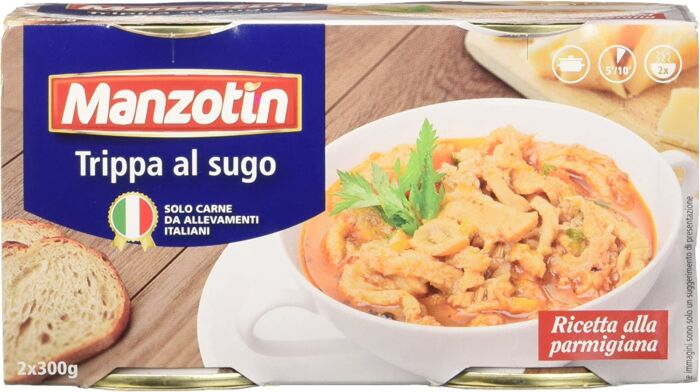TRIPES À LA SAUCE MANZOTIN RECETTE AU PARMESAN 300 GR. X 2 - 600 GR - immagine 2
