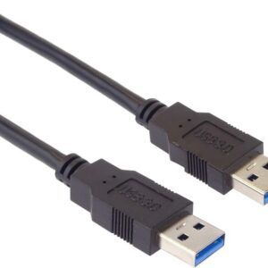 Cavo di Collegamento USB 3.0 A-A Super Speed ​​5m, Cavo Dati Superspeed ​​Fino a 5Gbit/s, Cavo di Ricarica, USB Tipo A M
