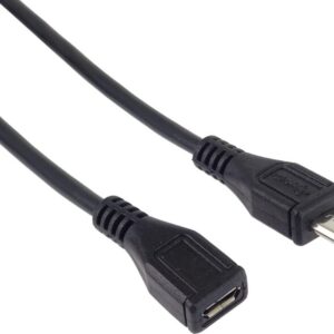 Cavo di Prolunga Micro USB 3m, Cavo Dati High Speed ​​Fino a 480mbit/s, Cavo di Ricarica, Micro USB 2.0 Femmina-Maschio,