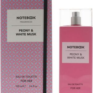 Notebook Eau de Toilette Peony & White Musk.
