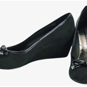 SCARPE DONNA DECOLLETE CON ZEPPA TACCO ALTO VERO VERA PELLE TAG. 39 BY MARI