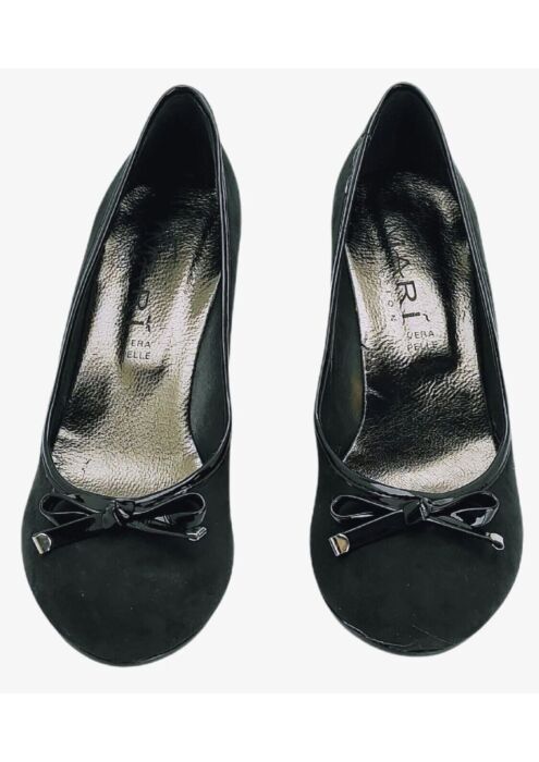 SCARPE DONNA DECOLLETE CON ZEPPA TACCO ALTO VERO VERA PELLE TAG. 39 BY MARI - immagine 2