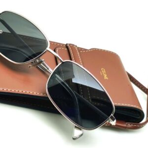 OCCHIALI DA SOLE CELINE UNISEX TRIOMPHE CL40285U 16A STRUTTURA ARGENTO STRASS