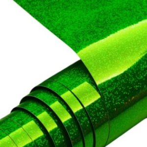 PLASTICA ADESIVA CON BRILLANTII VERDE